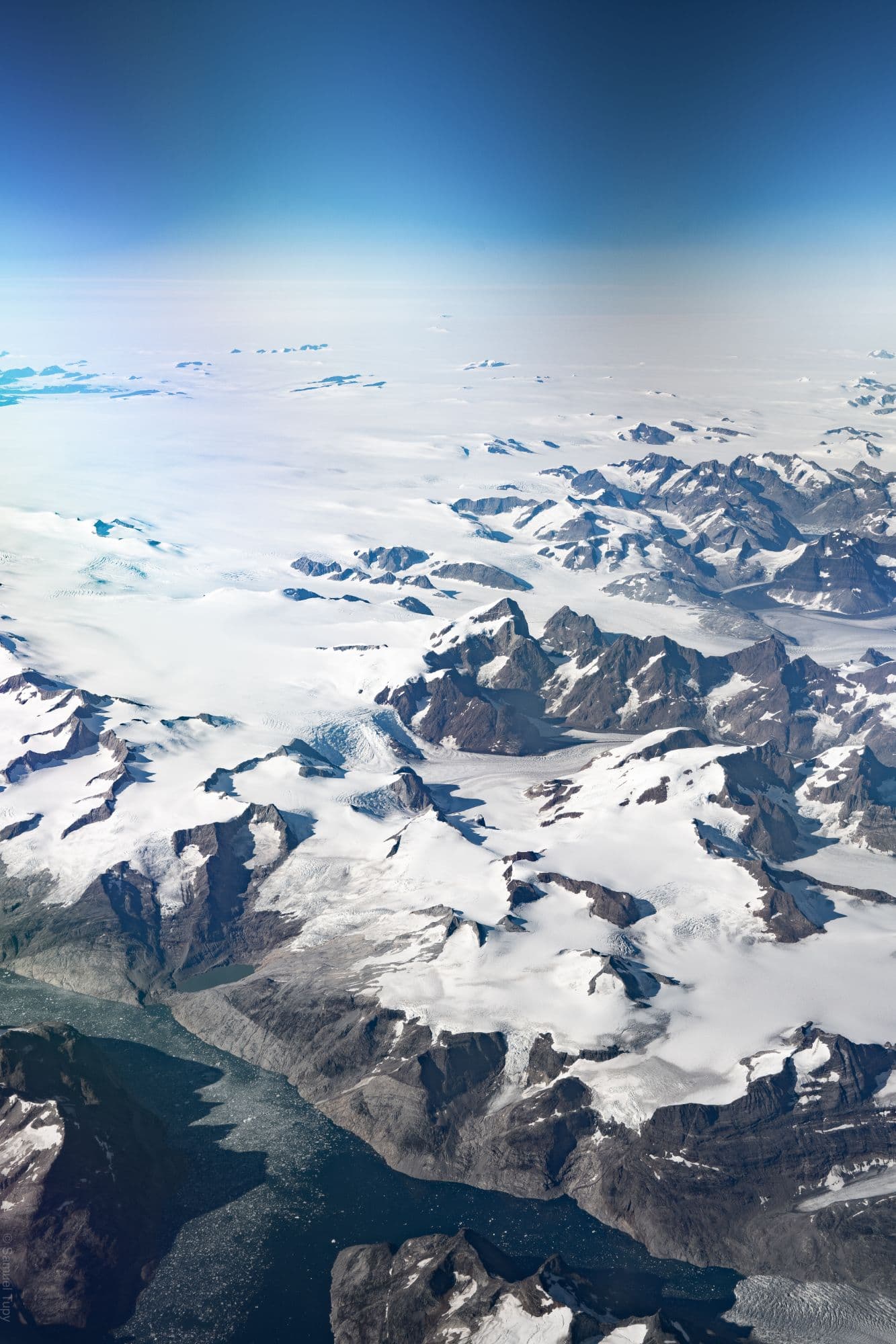 Greenland from 30,000 ft — photo 7