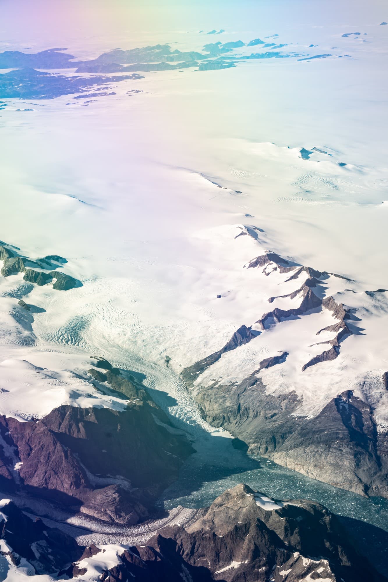 Greenland from 30,000 ft — photo 8