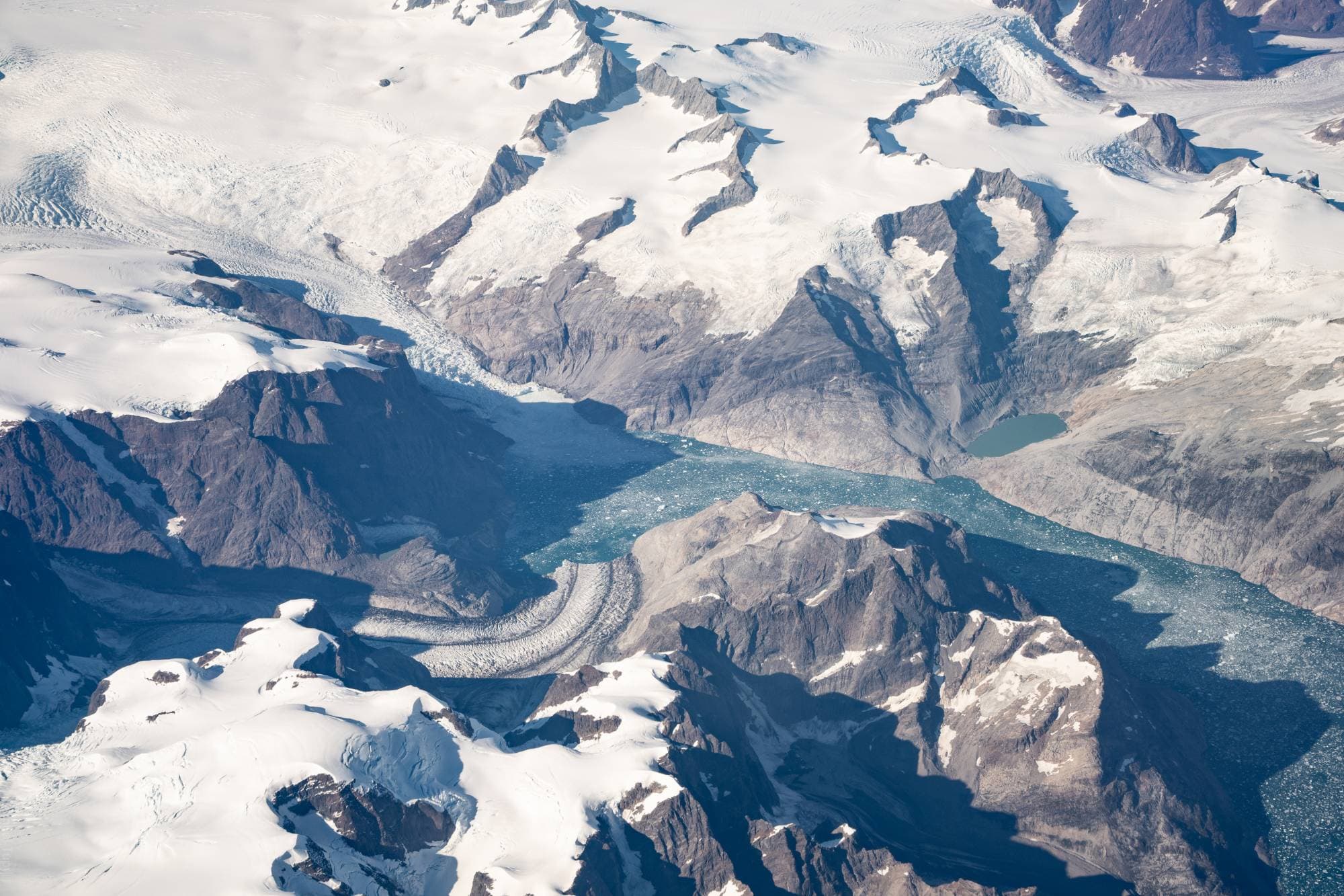 Greenland from 30,000 ft — photo 11