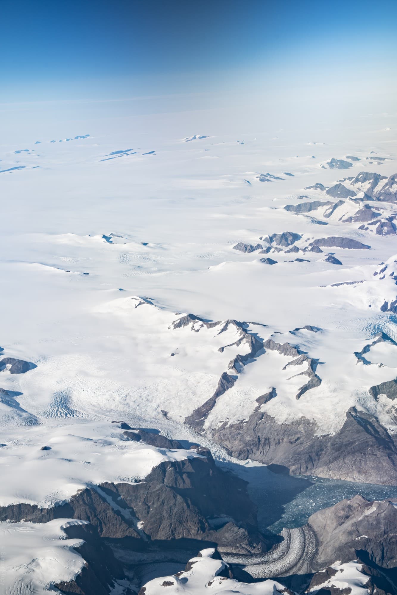 Greenland from 30,000 ft — photo 13