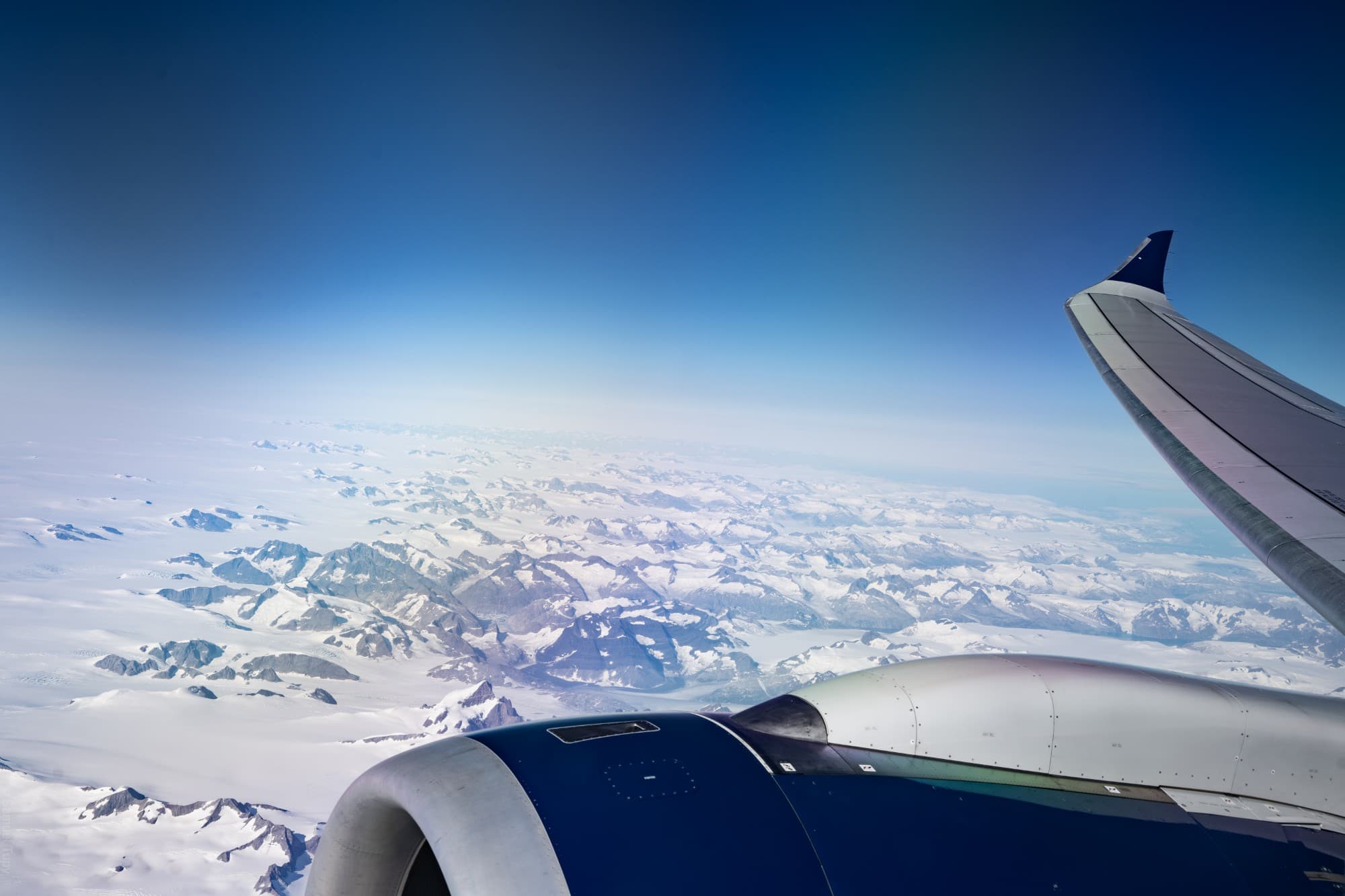 Greenland from 30,000 ft — photo 14