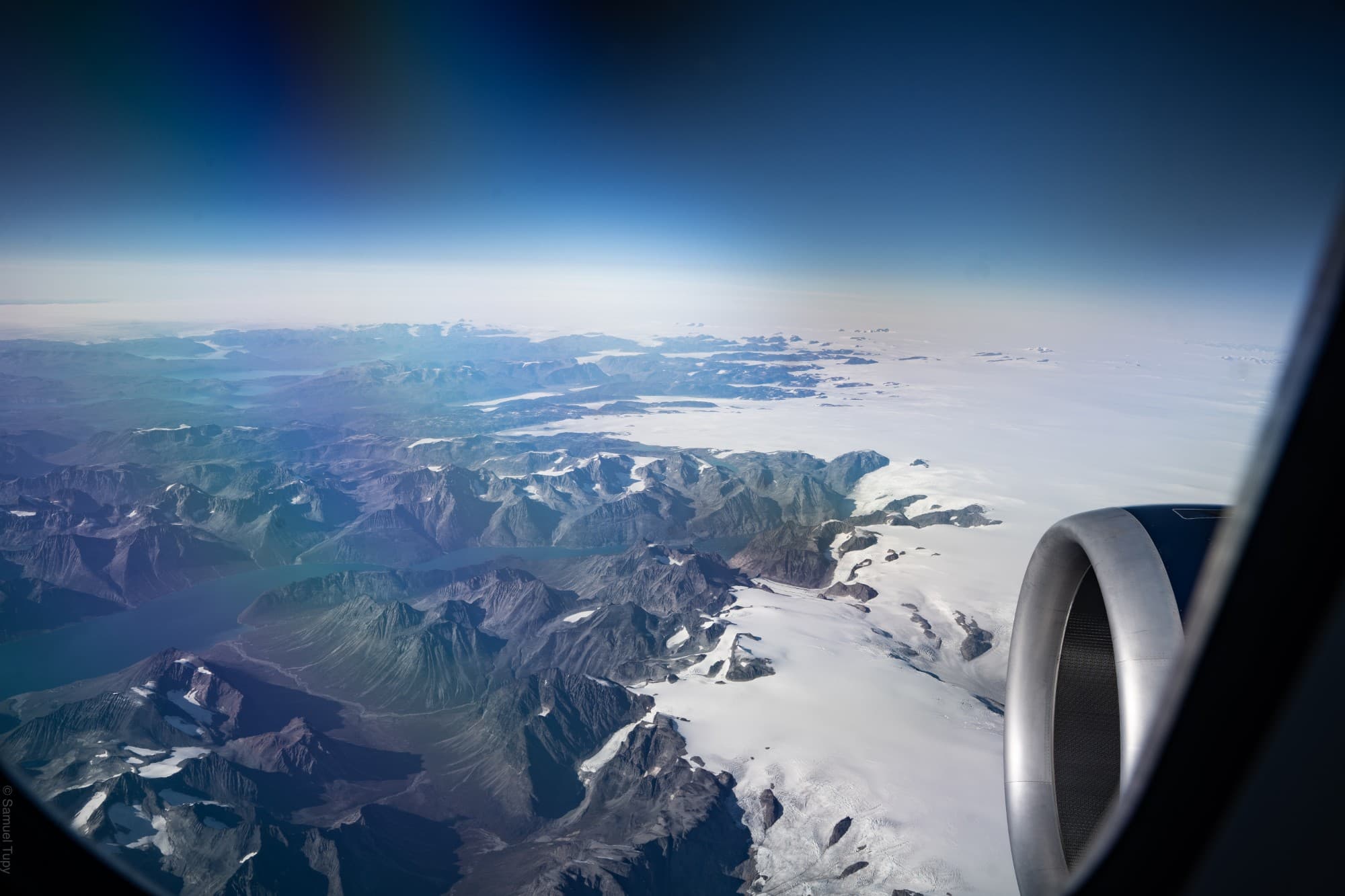Greenland from 30,000 ft — photo 16