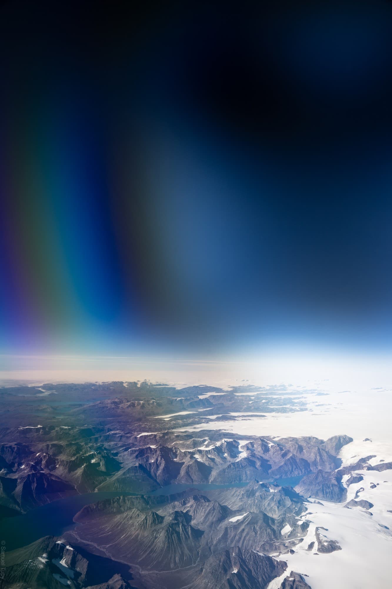 Greenland from 30,000 ft — photo 17