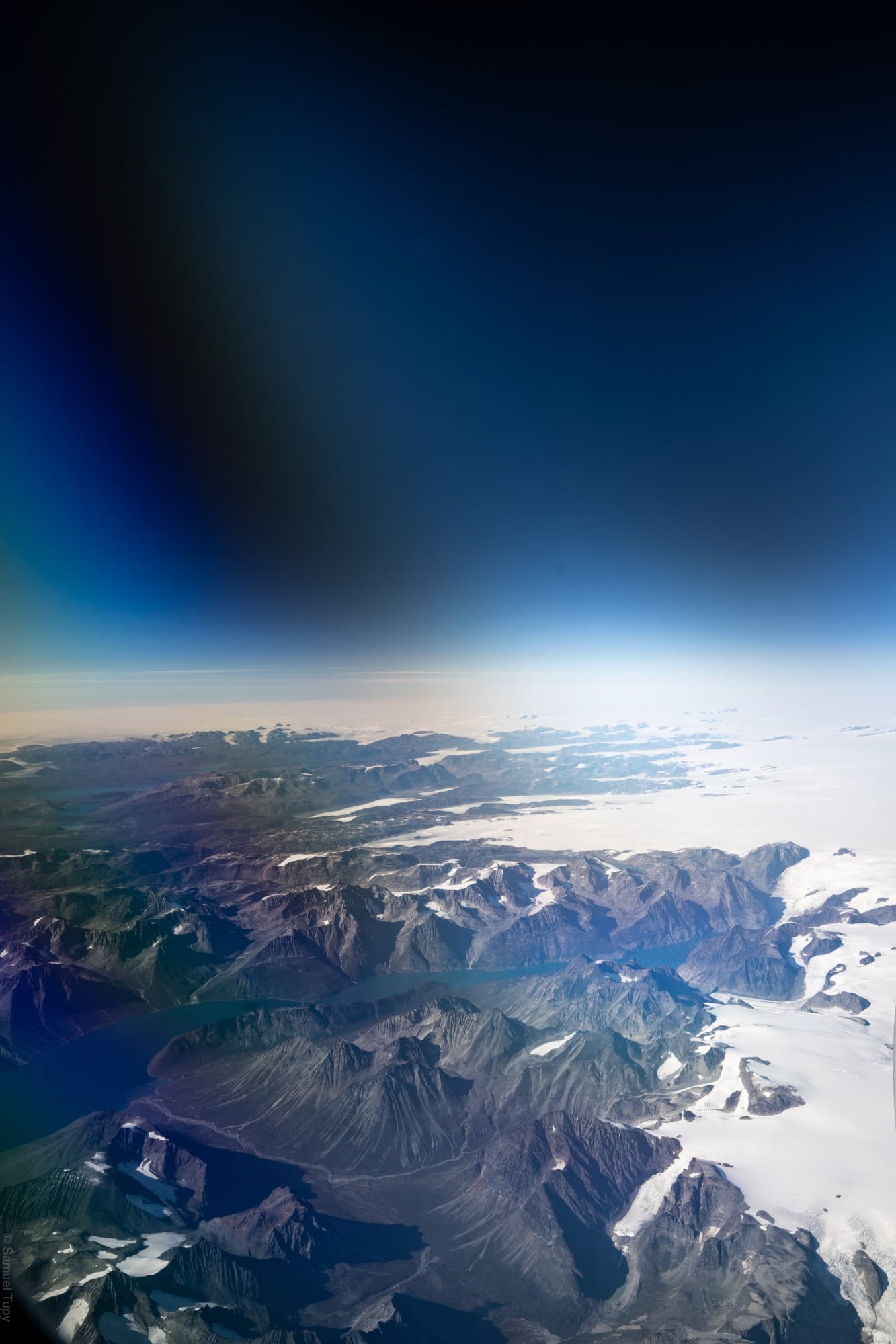 Greenland from 30,000 ft — photo 18