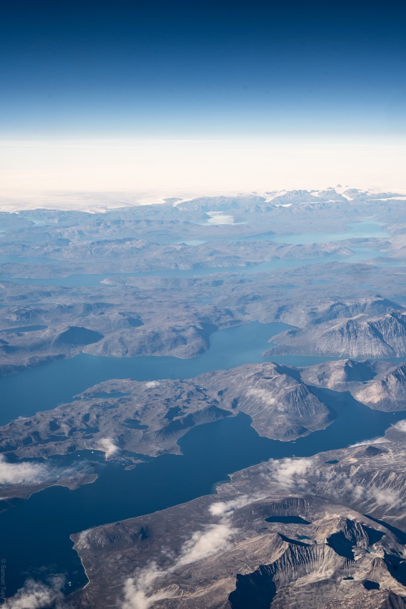 Greenland from 30,000 ft — photo 24